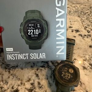 Garmin Instinct Solar Tactical Smartwatch - Green